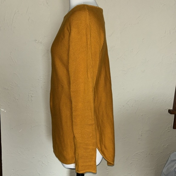 MICHAEL KORS marigold orange longsleeve sweater in women’s small - Picture 3 of 8